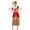 #05 Red, variant on Mardi Gras Outfit for Women Funny Clown Carnival Party Performance Clothes Elegant Clown Outfits Set #04 Hot Pink & Size XXXXXL