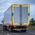 thumbnail image 5 of Uxcell Reflective Tape, Self-Adhesive Trailer Reflector Tape Waterproof Warning Sticker Yellow-black 8 Inch x 16 Feet, 5 of 6