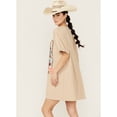 thumbnail image 4 of Girl Dangerous Women's Sun Queen T-Shirt Mini Dress Natural L XL  US, 4 of 4