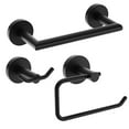 thumbnail image 1 of MOEN Metry 3 piece bath hardware kit | BH5033BL | Matte Black, 1 of 1