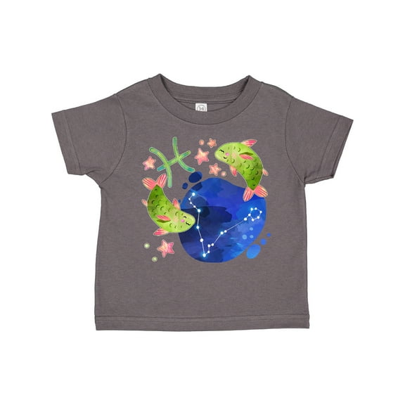 Inktastic Pisces Constellation Zodiac Sign Illustration Boys or Girls Toddler T-Shirt