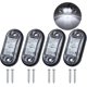thumbnail image 1 of 4 Pack Side Lights Front and Rear Clearance Lights LED Side Light Position Indicator Universal 12V 24V for Car Truck TrailerWhite, 1 of 5
