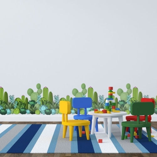 succulent nursery decor