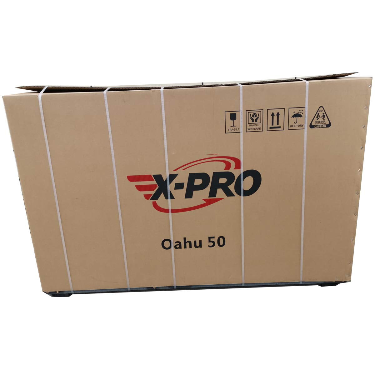 X-Pro Oahu 50cc Moped with 10" Aluminum Wheels, Rear Trunk! Electric/Kick Start! Large Headlight!