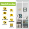 thumbnail image 2 of 1 Set Summer Anti Mosquito Insect Fly Bug Curtains Net Automatic Closing Door Screen Kitchen Curtains ployester fiber Curtains, 2 of 5