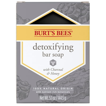 Burt's Bees Detoxifying Bar Soap With Charcoal & Honey - 5.1 (Best Charcoal Soap In India)