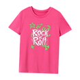 thumbnail image 3 of Camiseta para mujer verano suave ajuste regular cuello redondo moda manga corta Top para SG, 3 of 7