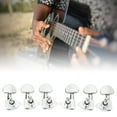 thumbnail image 4 of Peg Accordeur de Guitare, Résistant à l'Usure Style Classique 3L3R Touches de Réglage de Guitare Totalement Scellé Demi-Cercle pour Remplacement Argent, Noir, 4 of 8