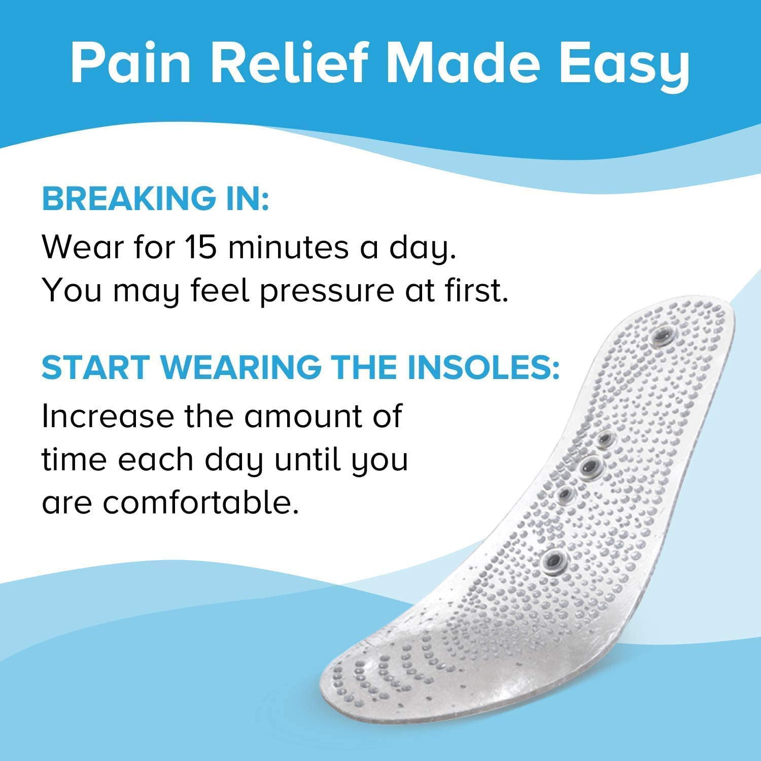MindInSole Acupressure Magnetic Massage Foot Therapy Reflexology Pain Relief Pad 