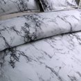 thumbnail image 4 of HAHDAXIA Super Soft Polyester Duvet Cover Set Rock Pattern Printed Pillowcase Bedding Set (Grey, Queen), 4 of 7