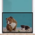 thumbnail image 4 of LAMIRO Dog Gates for Doorways,Dog Gate Indoor Mesh Pet Gate,Baby Gate for Stairs,No Drilling Dog Gate for Doorways,Hallway,Stairways,Pet Safety Guard Mesh,Portable Folding Children'S Gates, 4 of 7