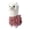 Red, variant on Cute Alpaca Plush Figurine, Soft Fluffy Llama Stuffed Animal Doll for Home Decoration and Nursery Accents, Adorable Animal Toy Gift 9.84-inch White