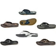 thumbnail image 6 of Reef Fanning Mens Sandals | Bottle Opener Flip Flops for Men  Black//Silver, 6 of 9