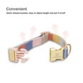 thumbnail image 3 of Petfamily Morandi Check Confort Dog Collar, Medium Size 10.63-15.75In, Up to 50 Lbs, 3 of 7