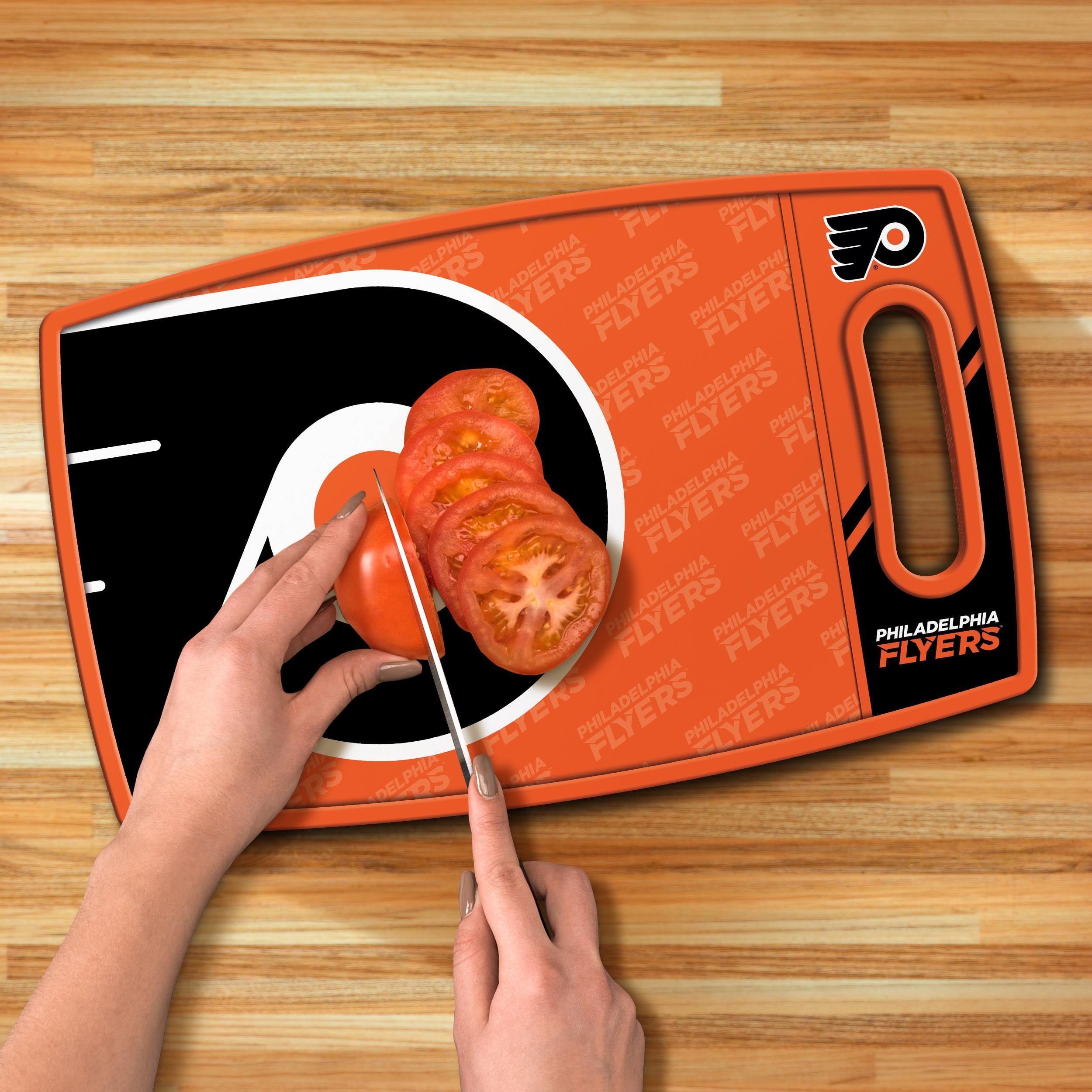 YouTheFan NHL Philadelphia Flyers Logo Series Cutting Board