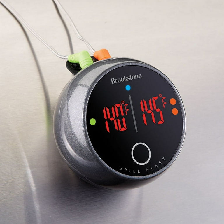 Gadgets For Grilling: Brookstone Talking Remote Meat Thermometer