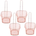thumbnail image 2 of 4X Stainless Steel Frying Net Basket Cooking Strainer for French Fries Food Kitchen Tool(Rose Gold), 2 of 8