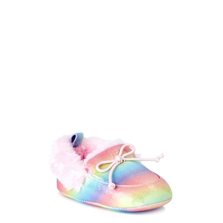 

First Steps by Stepping Stones Infant Girls Soft Sole Moccasin Slippers