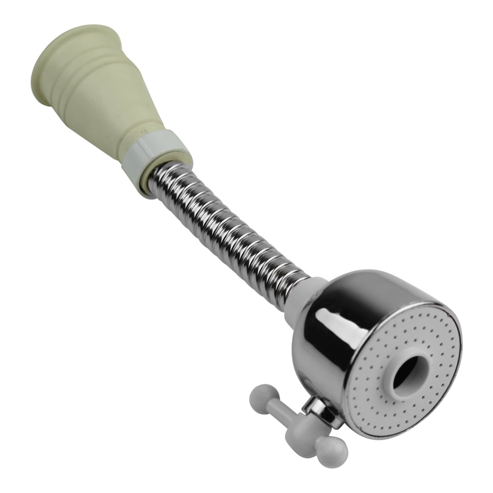 Evelots Sink Faucet Sprayer Flexible Stainless No Tool Lever To