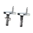 thumbnail image 2 of 2 piezas Bisagra del asiento del inodoro Tuercas Tornillos Tornillos Bidé Bítore Reparación de servicio pesado Accesorios de accesorios para el baño, 2 of 8