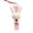 Pink, variant on Plush Bunny Canvas Pendant Keychain Adorable Cartoon Animal Plush Toy Bag Accessory Soft Strap for Backpack Purse Luggage