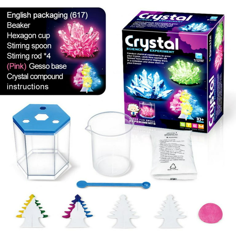 Science Kits for Kids Age 8-12, Jumbo Crystal Growing Kit, Grow Crystals  Within 5-10 days Toys & Gifts for Kids Ages 5 6 7 8 9 10 11 12, Learning &  Education Toys for 5+ Boys & Girls 