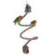 thumbnail image 1 of Palo de pie para loros, palo de estación de cuerda de algodón para escalada, artículos para loros, juguete para masticar, cuerda de algodón de Color de juguete ER, 1 of 5