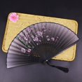 thumbnail image 4 of TIELUTT Handheld Paper Fan Set Chinese Ancient Style Decorative Fans Party Decorations for Men Decorations for Adult Birthday Party First Party Decorations Small Hand Fan Foldable Party Ceiling Decor, 4 of 5