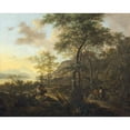 thumbnail image 3 of Jan Both 14x12 Black Modern Framed Museum Art Print Titled - An Italianate Evening Landscape (C. 1650), 3 of 5
