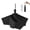 Black, variant on Compact Travel Umbrella, Auto Open and Close, UPF 50+, 7.8 oz,Beige