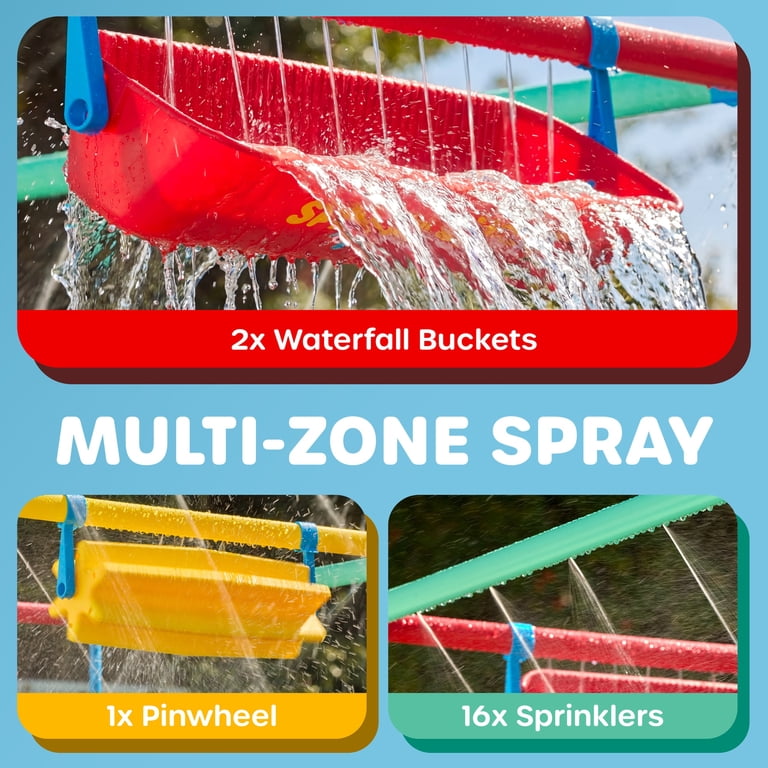 GoSports Splash Station Waterpark XL - Backyard Water Park for