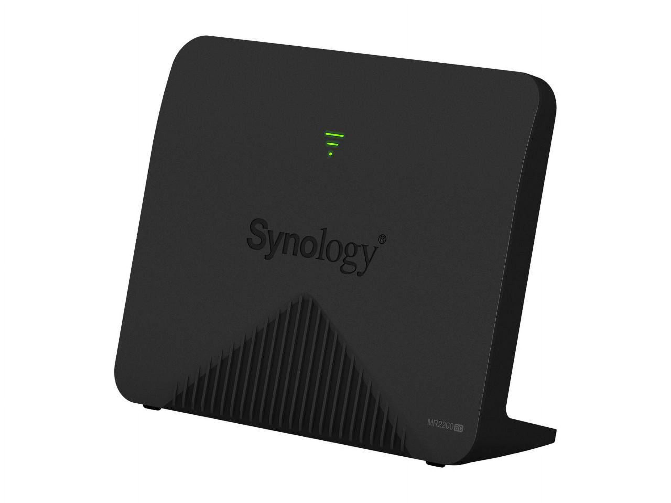 Synology Wireless Tri-Band Mesh Router, Black, Black