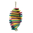 thumbnail image 5 of potrochi Bird Toys - Parrot Toys with Multicolored Natural Wooden Blocks, Bird Chewing Sticks Toys for Conures Parakeets Cockatiels Lovebirds African Grey Macaws Amazon Parrots, 5 of 6