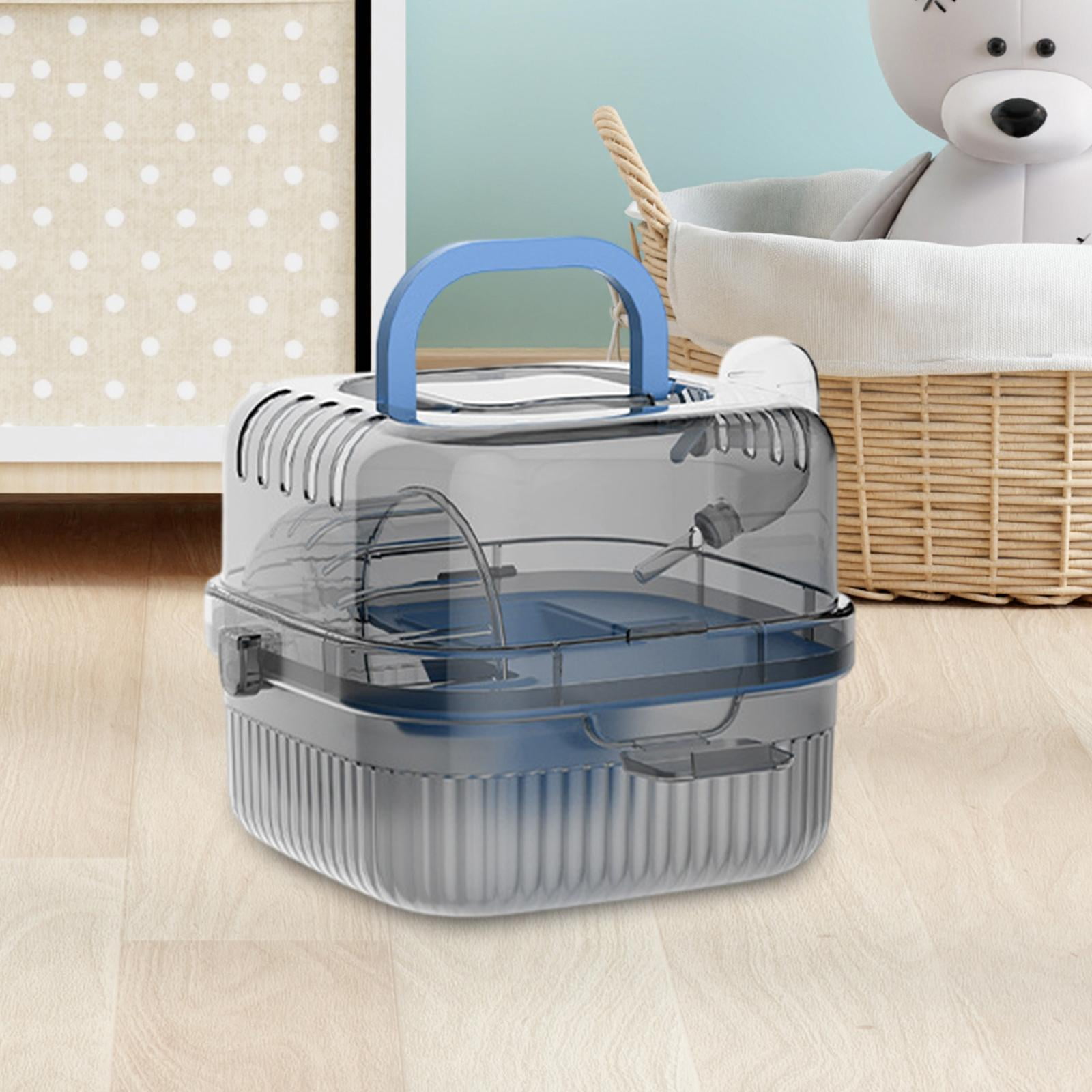 Bothyi Portable Hamster Cage Hamster Carry Case Cage Exercise Playing House Ventilation