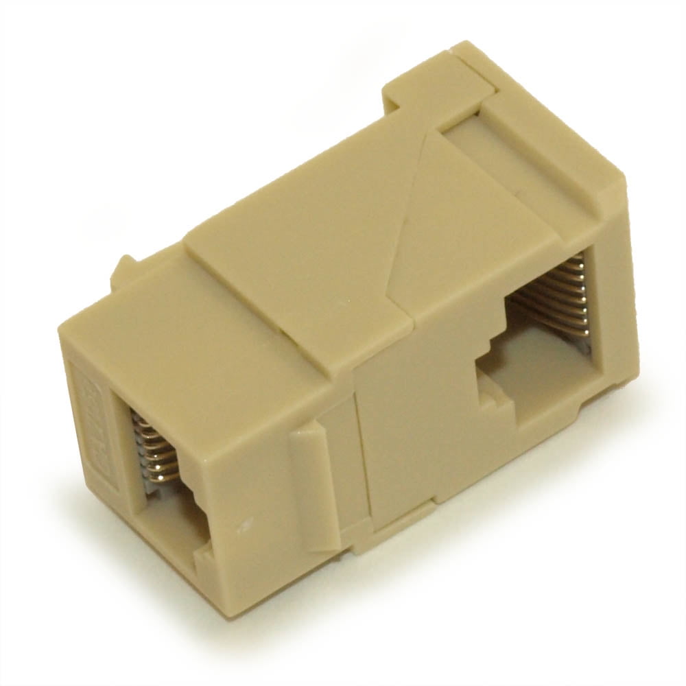 Keystone Jack Insert/Coupler Type ANGLED Cat 5E/6 RJ45 Networking