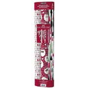 Kirkland Double-Sided Gift Wrap 3 Rolls Christmas Wrap 270 sq ft Silver/Red/White