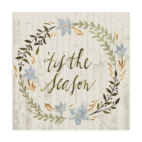 Trademark Fine Art 'Rustic Christmas IV' Canvas Art by Grace Popp