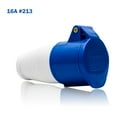 thumbnail image 5 of SENRISE 16A/32A 240V 3Pin Waterproof Connector Plug Socket Industrial Power Connector IP44, 5 of 5