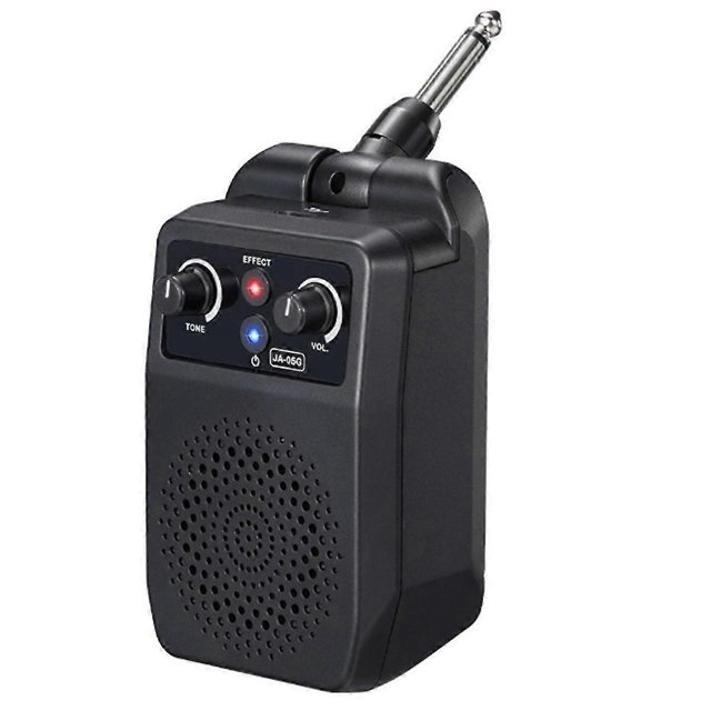 Mini Electric Guitar Amplifier 5W Portable Guitar Amplifier Bluetooth Built-in 4 Effects Rechargeable Small Guitar