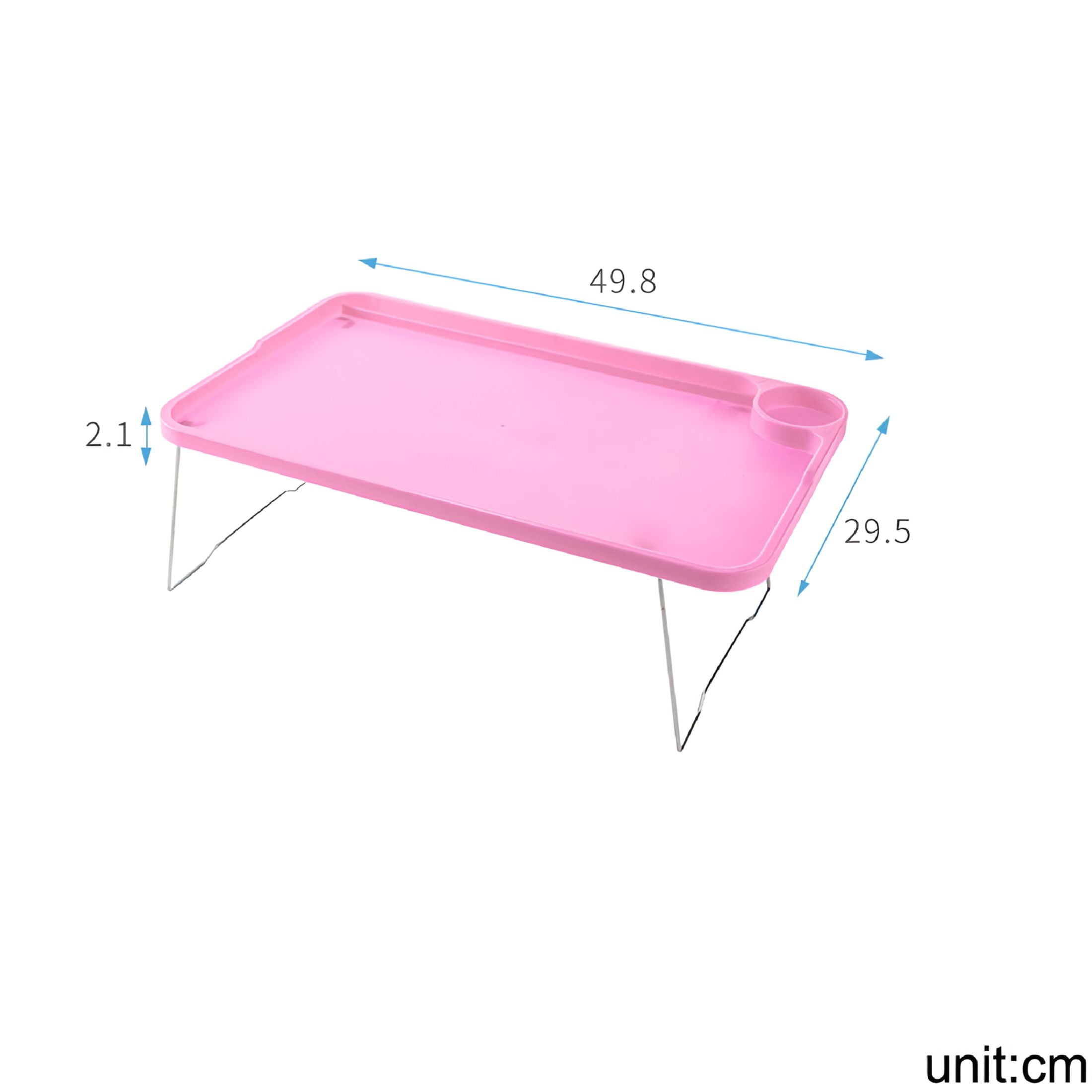 XIBUFE 2026 New Portable Foldable Laptop Table Tray Stand,Laptop Bed Desk,Lap Desk for Bed for Working,Writing,Reading,Eating,Lapdesk for Low Sitting Floor 19.3"