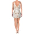 thumbnail image 2 of Free People Womens Night Shimmers Lace Sequined Clubwear Dress Ivory 2, 2 of 2