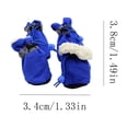 thumbnail image 3 of SPOORYYO Winter Dog Boots with Reflective Tape and Drawstring, Fleece Warm Pet Shoes with Non-Slip Soles, 3 of 5