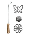 thumbnail image 2 of Rosette Mold Sets with Handles BY KITCHEN SUPPLY, 2 of 4