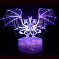 thumbnail image 1 of Luz nocturna LED 3D, pterosaurios, dinosaurios, que cambian de color, 1 of 1