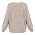 thumbnail image 6 of CHGBMOK Women's Long Sleeve Knit Sweaters Crew Neck Tunic Tops Fall Casual Pullover Balloon Sleeve Blouses, 6 of 8