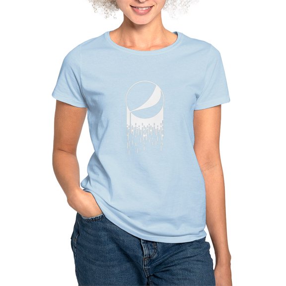 CafePress - Pepsi Varsity Drip White Women's Value T Shirt - Women's Classic T-Shirt