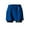 Mens Swim Bottoms Blue, variant on Mens Swim Trunks with Compression Liner and Drawstring Elastic Waist Board Shorts Wide Leg Color Block Athletic Swimwear Beach Short