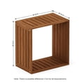 thumbnail image 4 of Furinno FG181364 Tioman Bois Dur Plateau Empilable Polyvalent dans l'Huile de Teck, 4 of 5