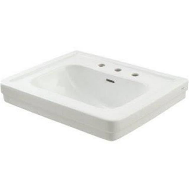 8 Po. Lavabo de Contrôle de Promenade, Coton Blanc