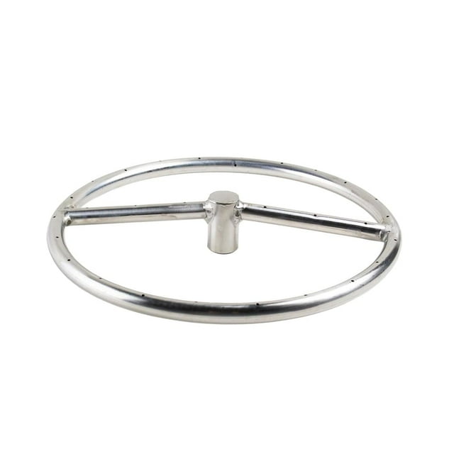 Brûleur de Foyer Rond en Acier Inoxydable (FRS-12-NG), 12 Pouces, Gaz Naturel